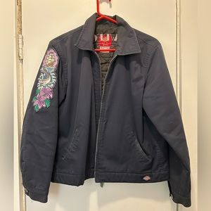 Retro Tattooed Mermaid Dickies Jacket